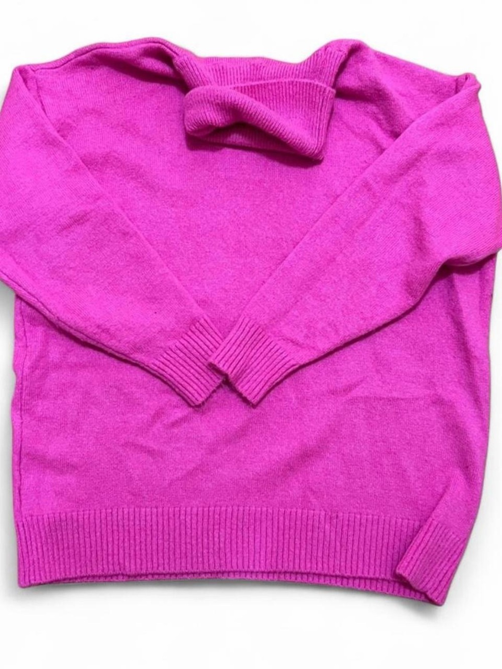 Women's Fuchsia Crewneck Sweater